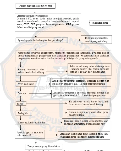 Gambar 4. Algoritma swamedikasi common cold (Tietze, 2000) 