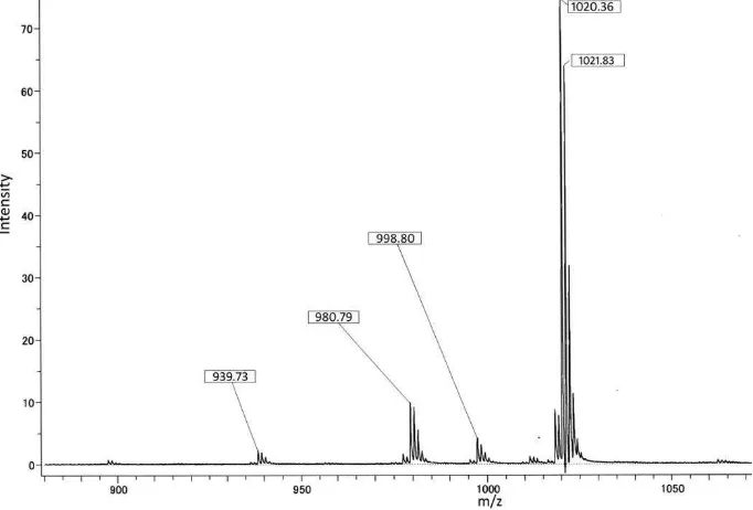 Gambar 1. Spektra FT-IR senyawa oksotrinuklir hasil sintesis 
