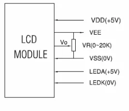 Gambar 2.13 Power Supply LCD ABG128064A [10] 