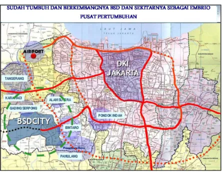 Gambar  Kondisi Fisik  Kota Baru Bumi Serpong Damai Tangerang 