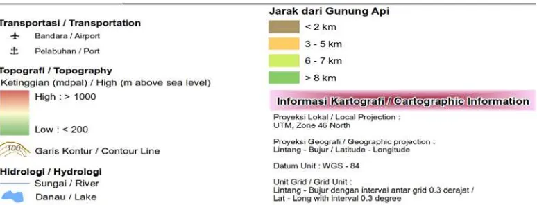 Gambar 1 Peta situasi Gunung Sinabung, Kab. Karo. Prov. Sumatera Utara 