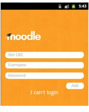 Figure 3. 3  Examples of Moodle Main Page 