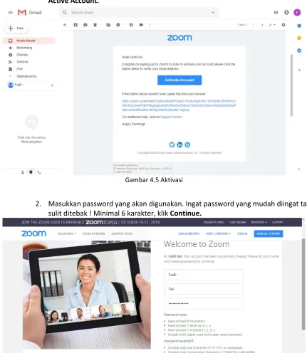 Gambar 4.5 Aktivasi 