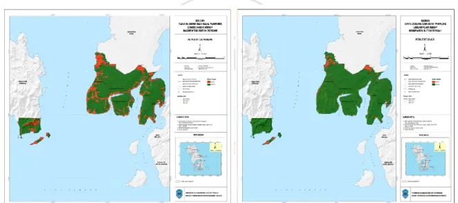 Tabel 7. Luas Daerah berdasarkan Status Pangan dan Air Kabupaten Buton Tengah 