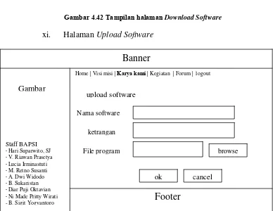 Gambar 4.42 Tampilan halaman Download Software 