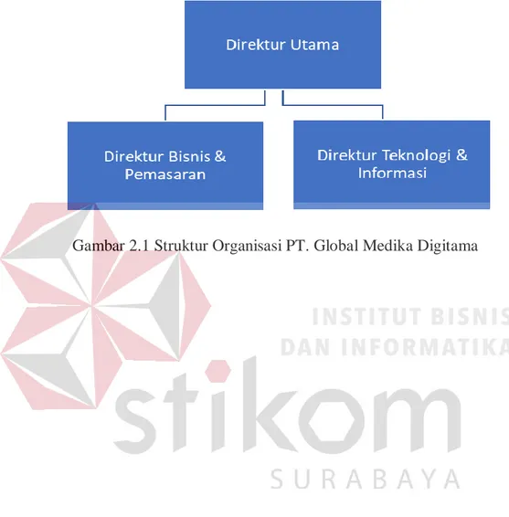 Gambar 2.1 Struktur Organisasi PT. Global Medika Digitama 