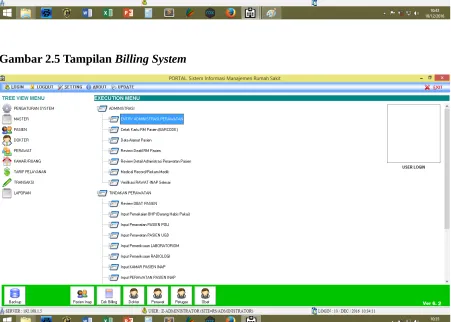 Gambar 2.5 Tampilan Billing System