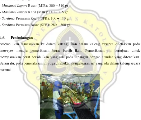 Gambar 6. Penimbangan Ikan 