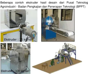 Gambar 2.2. Jenis-jenis cetakan mie 