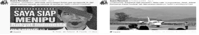 Gambar dan Gambar 3 tweet  pada akun @TrioMacan2000 yang membully capres PDIP, Jokowi 