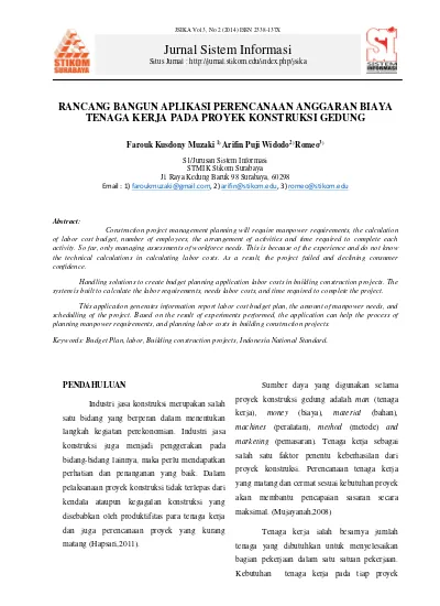 Rancang Bangun Aplikasi Perencanaan Anggaran Biaya Tenaga Kerja Pada ...