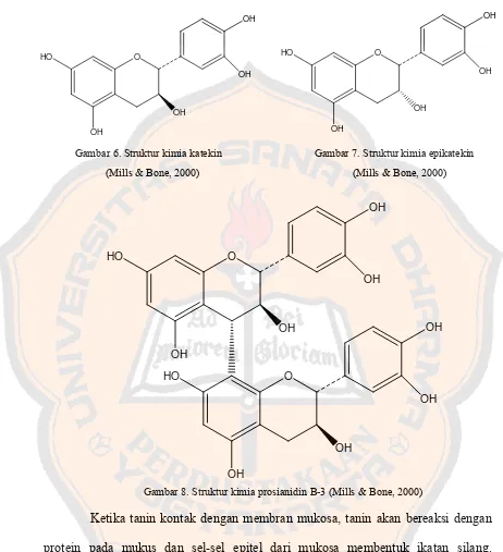 Gambar 6. Struktur kimia katekin 