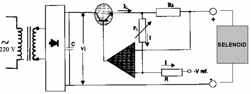 Gambar 3.  Regulator arus.[4]. 