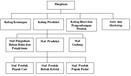 Gambar IV.1.Struktur Organisasi CV. Komunika Karya Anteronusa 