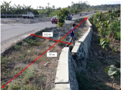 Gambar 4. Kondisi tanah longsor di ruas jalan Gunung Tugel Banyumas.