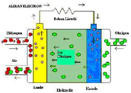 Gambar 2. Sel Tunam Oksida Padat