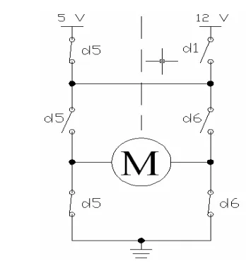 Gambar 8.  Skematik rangkaian interlock. 