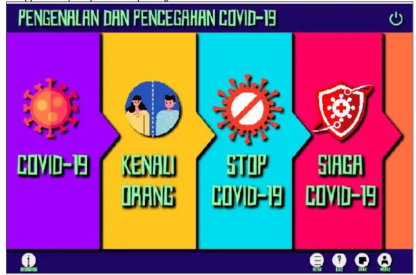 Gambar 3. Tampilan Menu Utama 