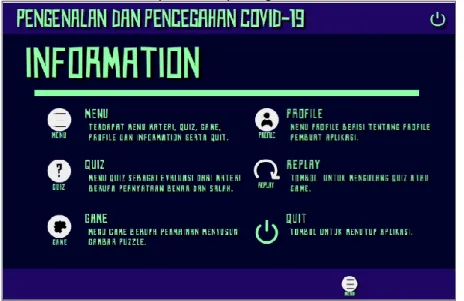Gambar 5. Tampilan Information 