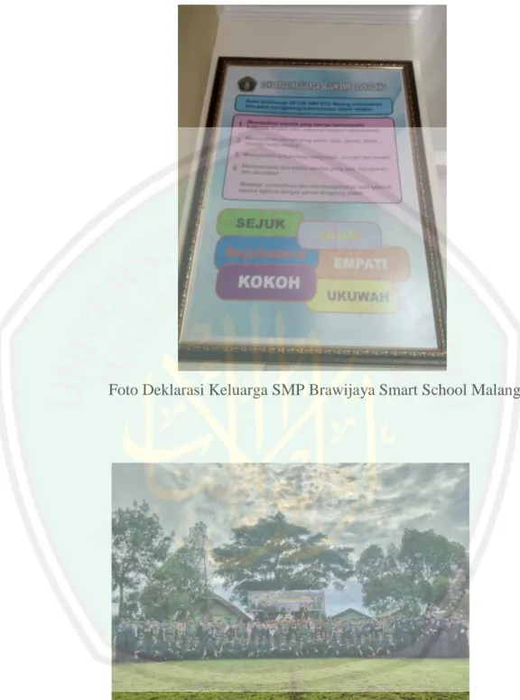 Foto Deklarasi Keluarga SMP Brawijaya Smart School Malang 