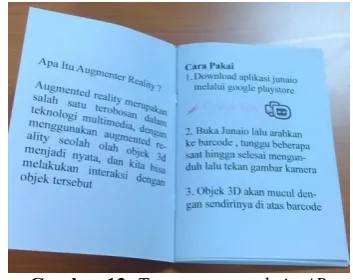 Gambar 13. Tata cara pemakain AR