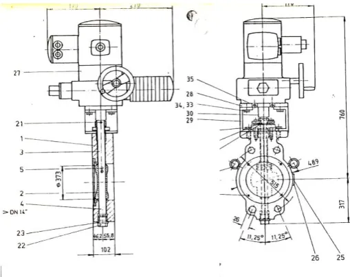 Gambar 2. unit katup sistem proses pendingin 