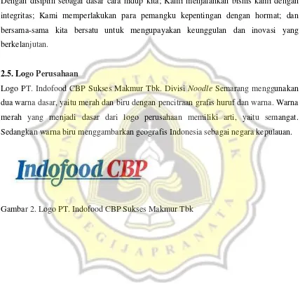 Gambar 2. Logo PT. Indofood CBP Sukses Makmur Tbk 