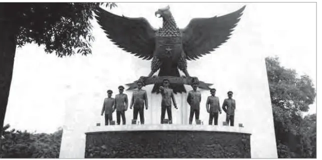 Gambar 1. Monumen Pancasila Sakti, Lubang Buaya, Jakarta. Foto: John Roosa
