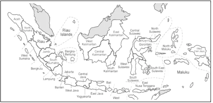 Figure 2. States/Provinces in Indonesia 