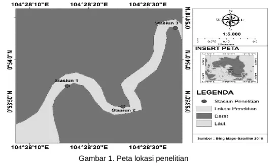Gambar 1. Peta lokasi penelitian 