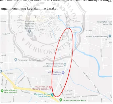 Gambar 2.1. Jalan Dr. Gumbreg (sumber: google map) 