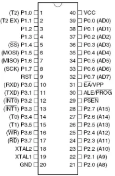 Tabel 2.1 Fungsi tambahan pada port 1 