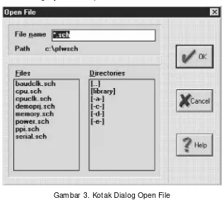 Gambar 3. Kotak Dialog Open File