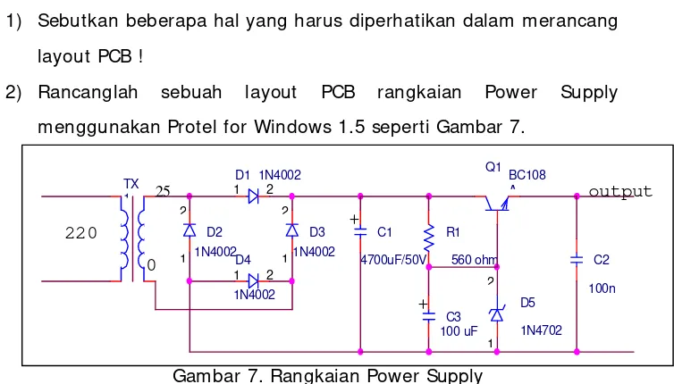 Gambar 7. Rangkaian Power Supply