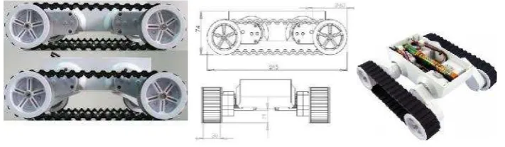 Gambar 3.1 Chassis Rover X5