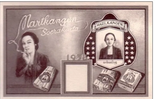 Foto ini muncul pada tahun 1938, dengan merk rokok Marikangen 