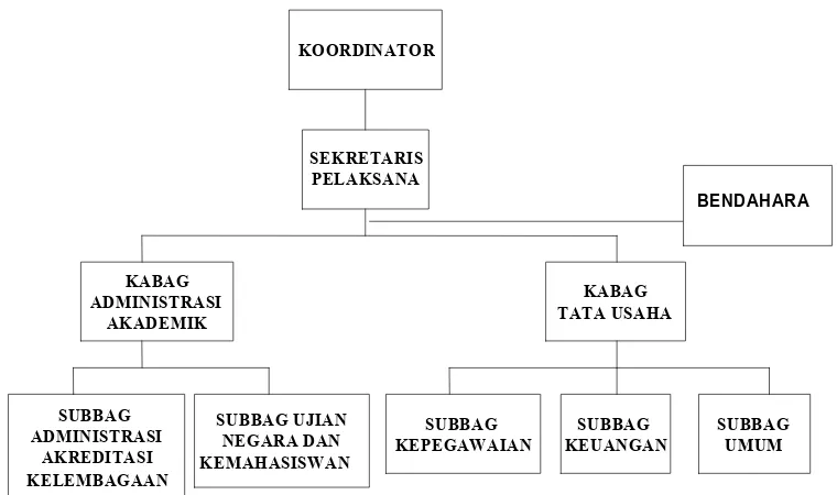 Gambar 4.1 Struktur Organisasi Kopertis wilayah V 