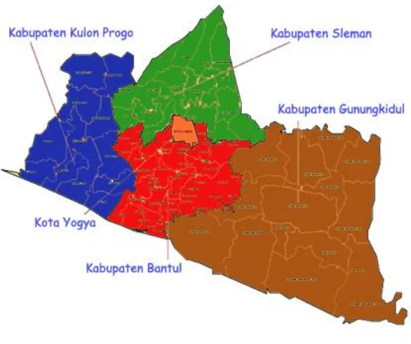 Gambar 4.1 Daerah Istimewa Yogyakarta 