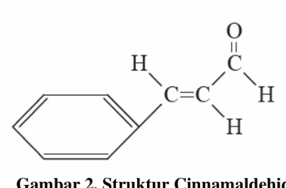 Gambar 2. Struktur Cinnamaldehid