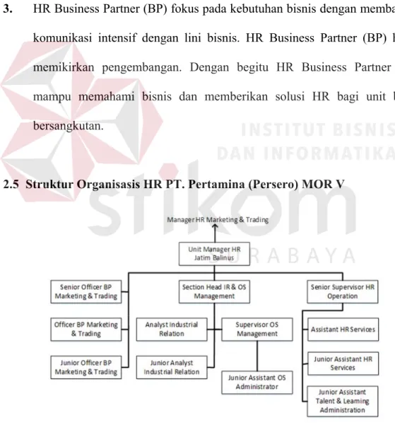 Gambar 2.3 Struktur Organisasi Fungsi HR