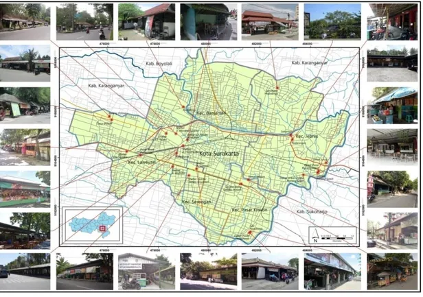 Gambar 1 : Peta Persebaran Lokasi Stabilisasi Kota Surakarta 