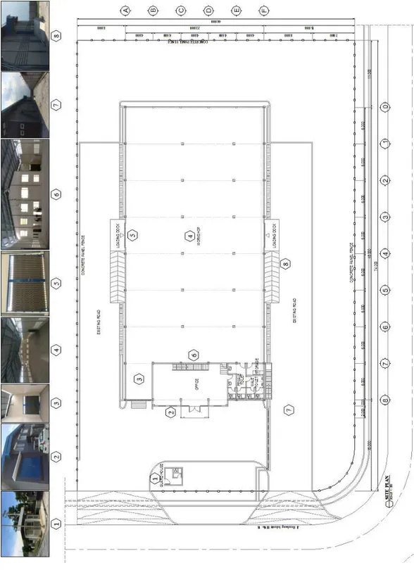 Gambar 10. Layout bangunan lama (Site Plan) 