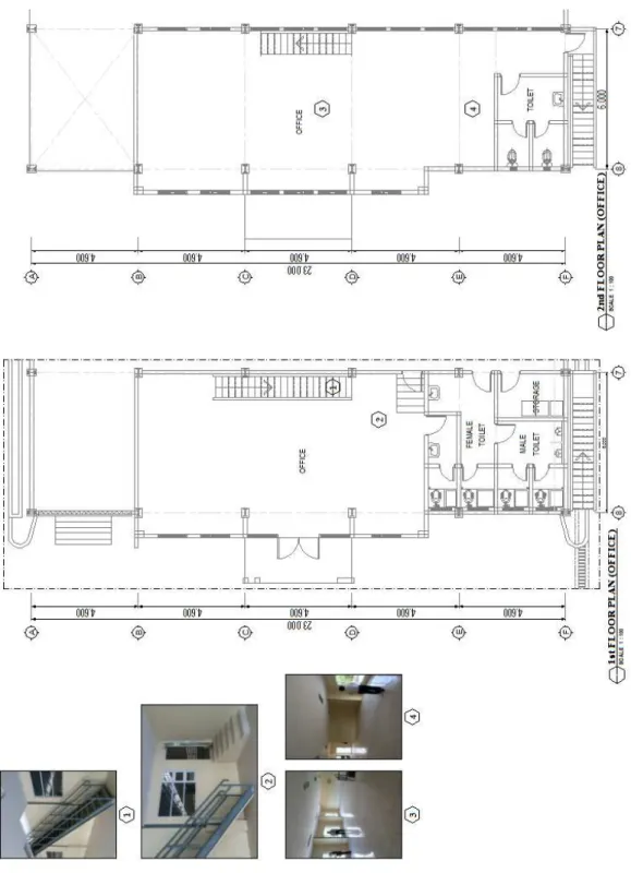 Gambar 11. Layout bangunan lama (Office Plan) 