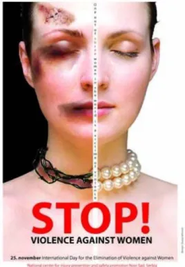 Gambar 1 Poster “Stop Kekerasan Terhadap Perempuan”. 
