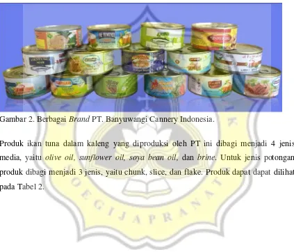 Gambar 2. Berbagai Brand PT. Banyuwangi Cannery Indonesia. 