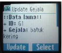 Gambar 4.57  Halaman hasil update gejala  