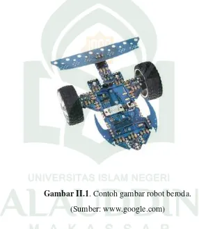 Gambar II.1. Contoh gambar robot beroda.