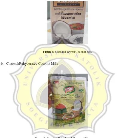 Figure 9. Chaokoh Rehydrated Coconut Milk 