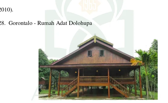 Gambar II.29 rumah adat gorontalo (CIF, 2010) 