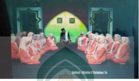 Gambar 4.7 Ustaz Ilham Mubarok dengan Tema Hikmah dan Keutamaan Majelis Taklim bersama dengan Majelis Taklim An-Nur 237 Suding